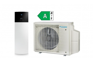 Šilumos siurblio DAIKIN MULTI+ sistema, skirta oro vėsinimui ir karšto vandens ruošimui 180ltr. šildymo galia 10 kw vėsinimo galia 9 kw Freonas R32 5MWXM90A9-CKHWS180BV3 oro kondicionierius